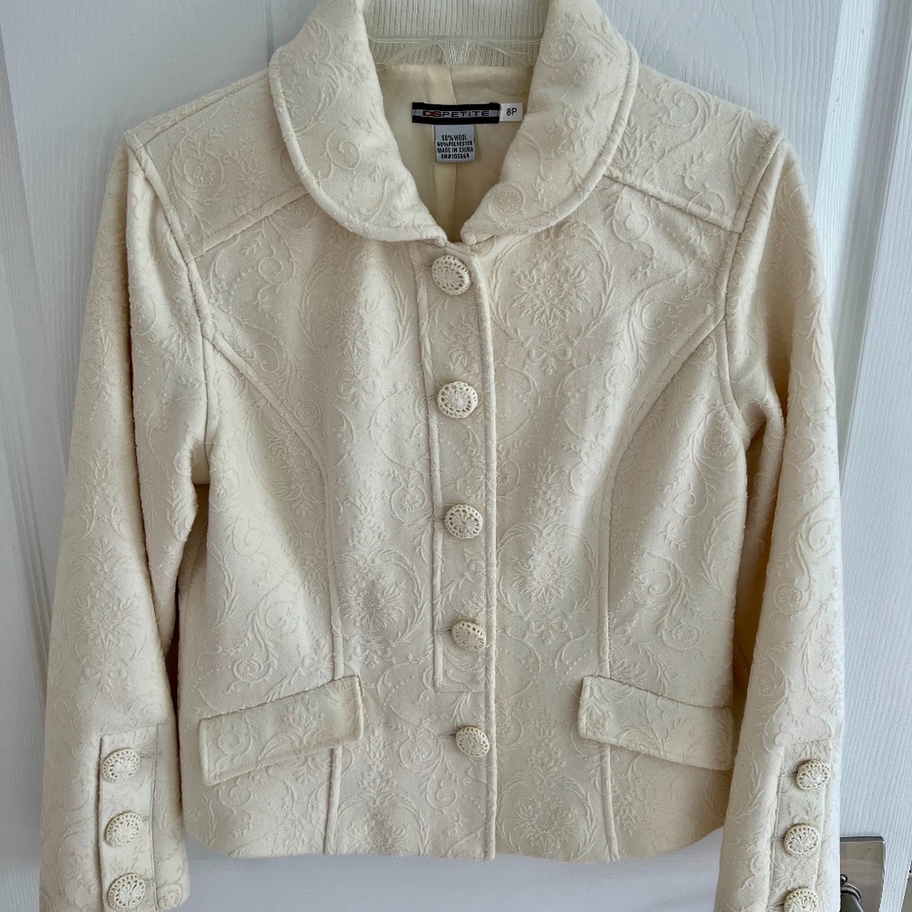 🎀 Off-White Knit Jacket - NWOT 🎀